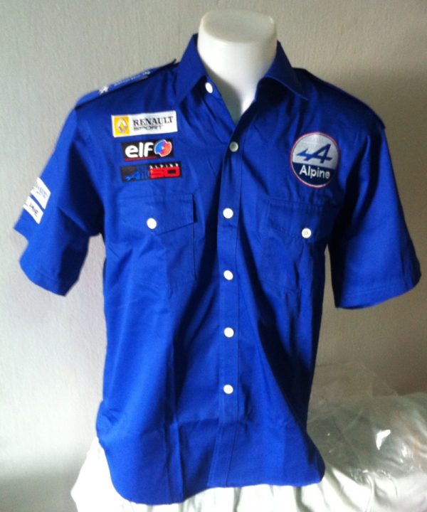 alpine shirt blue color