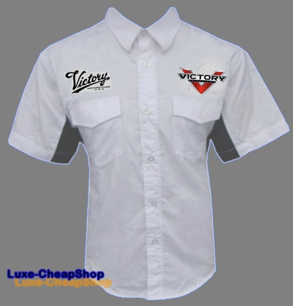 victory motorcircles usa shirt white