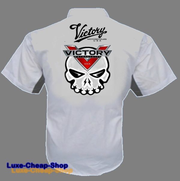 victory motorcircles usa shirt white